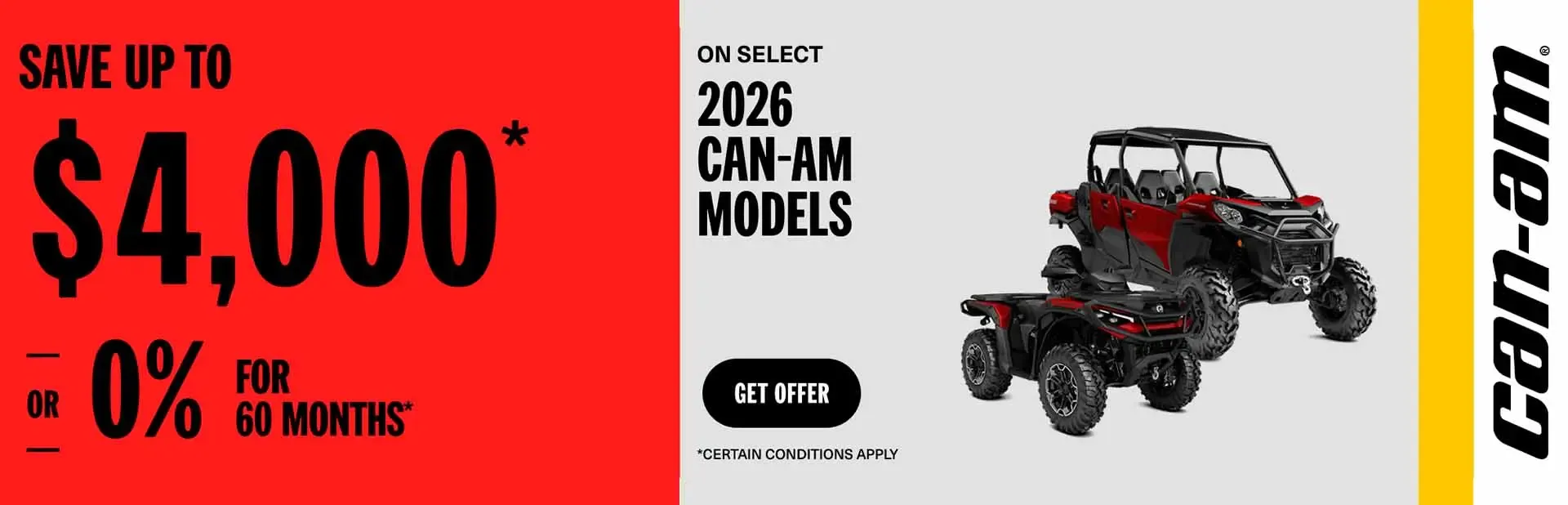 Can-Am Monthly Banners