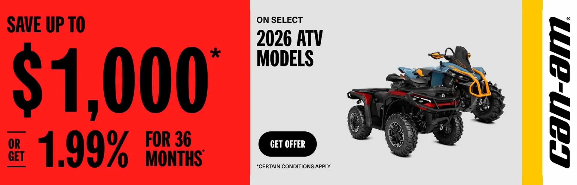Can-Am Monthly Banners