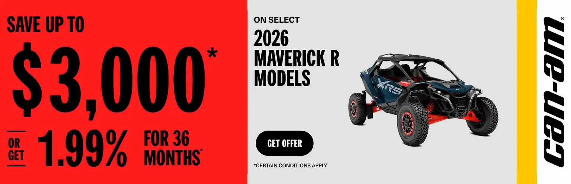 Can-Am Monthly Banners