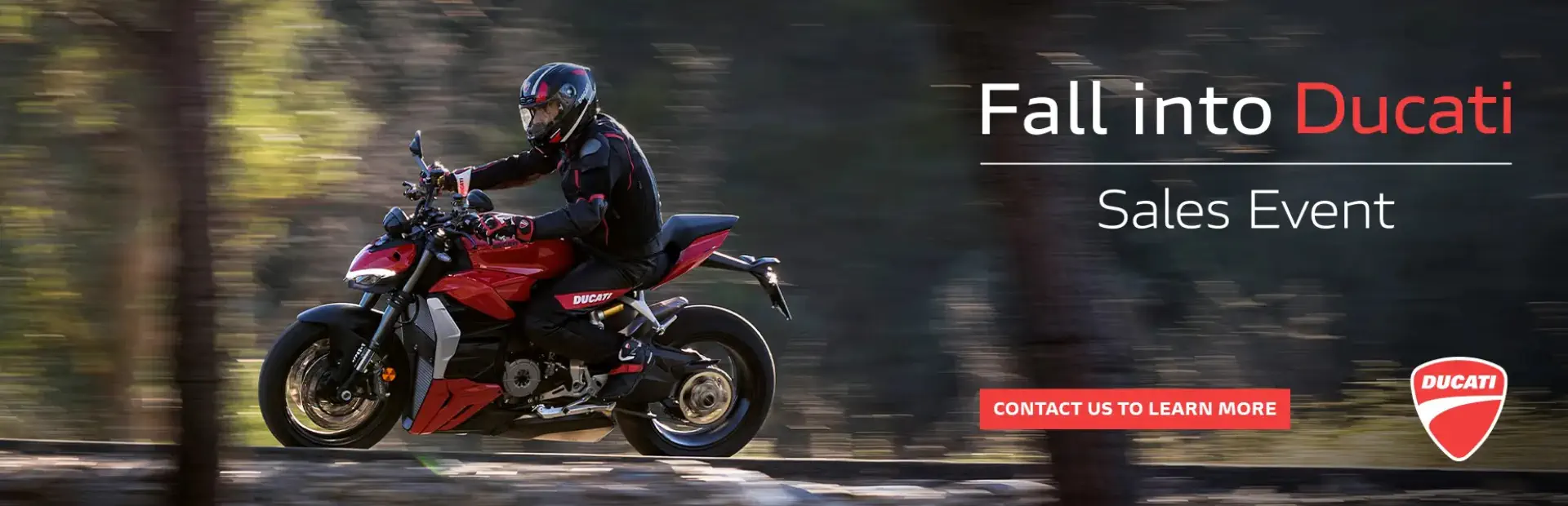 Ducati October Promotional Banner