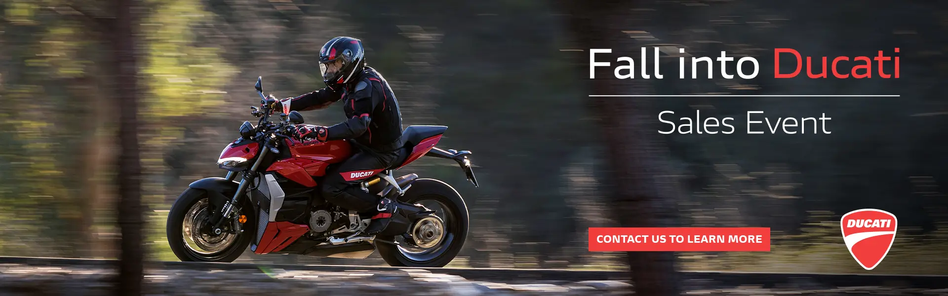 Ducati October Promotional Banner