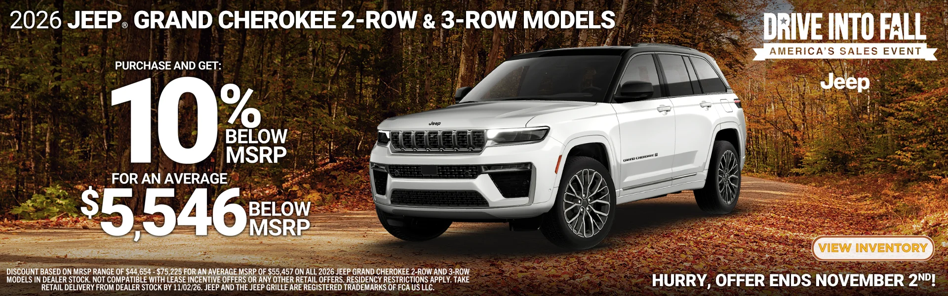 DRIVE INTO FALL | AMERICA'S SALES EVENT