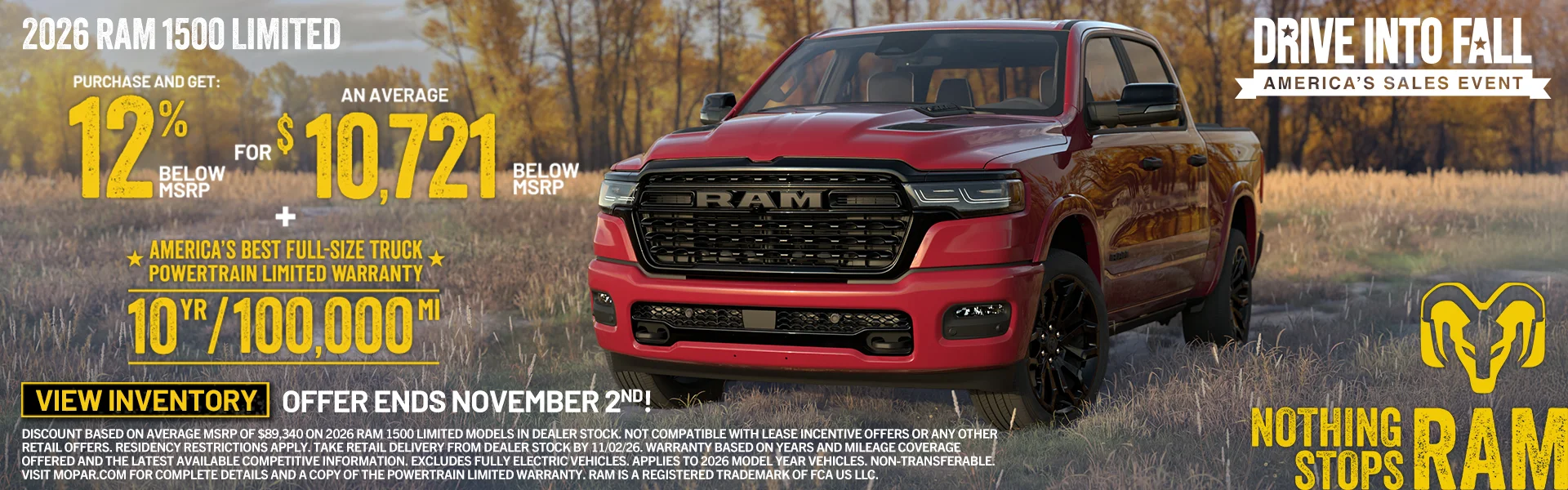 DRIVE INTO FALL | AMERICA'S SALES EVENT