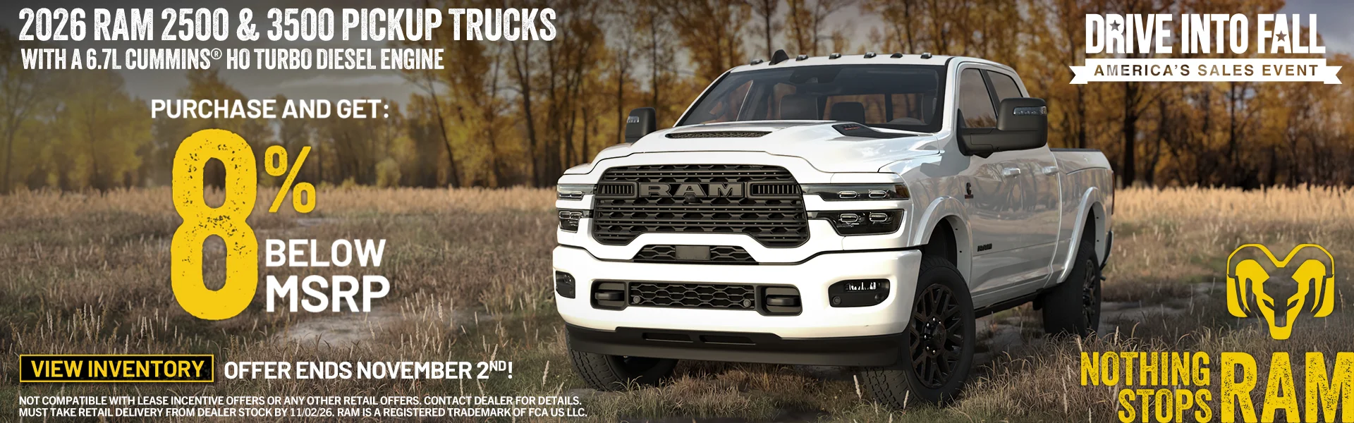 DRIVE INTO FALL | AMERICA'S SALES EVENT
