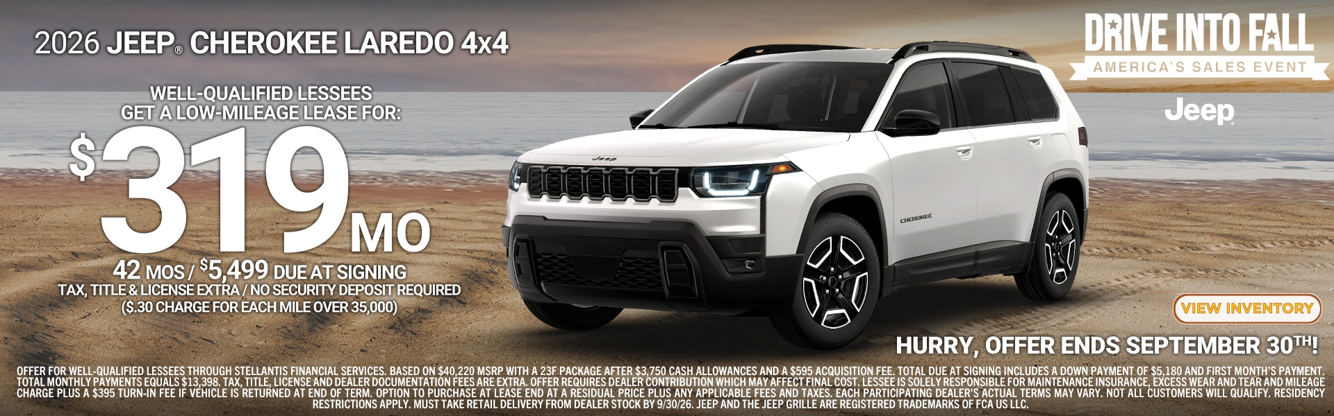 Drive into Fall America's Sales Event
