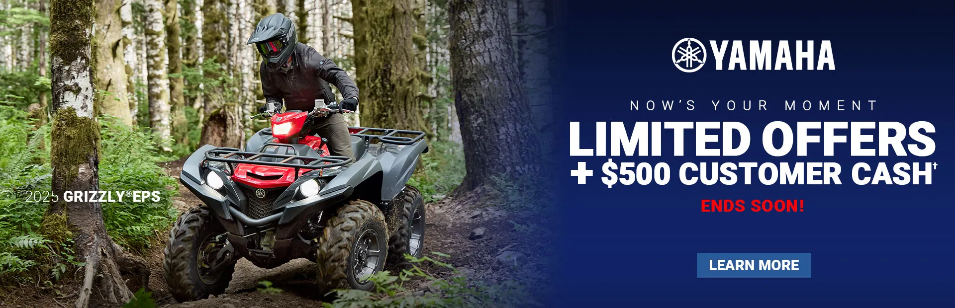 Yamaha limited offers on ATV