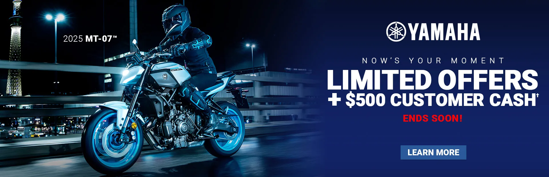 Yamaha limited offers on Motorcycles