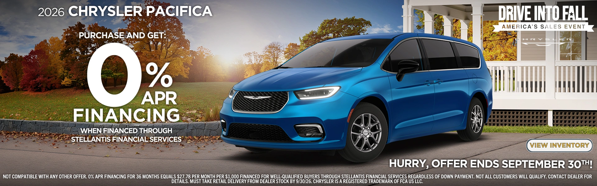 Drive Into Fall America's Sales Event