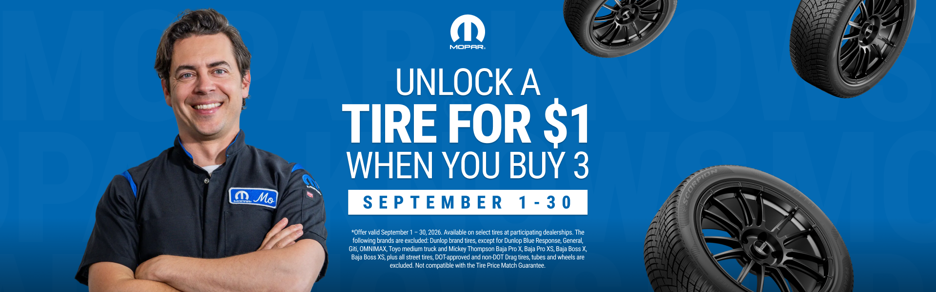 Unlock a Tire for $1