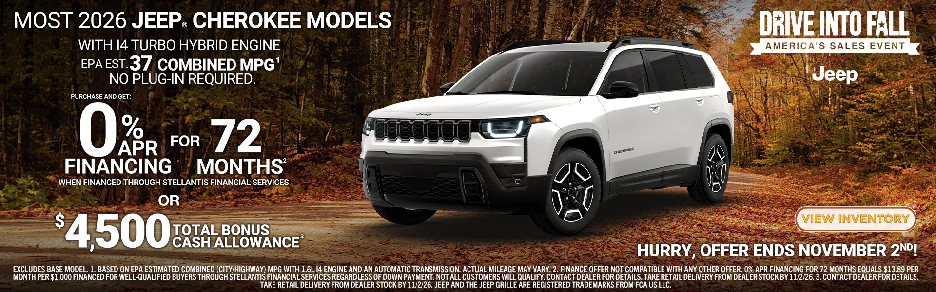 Drive Into Fall America's Sales Event