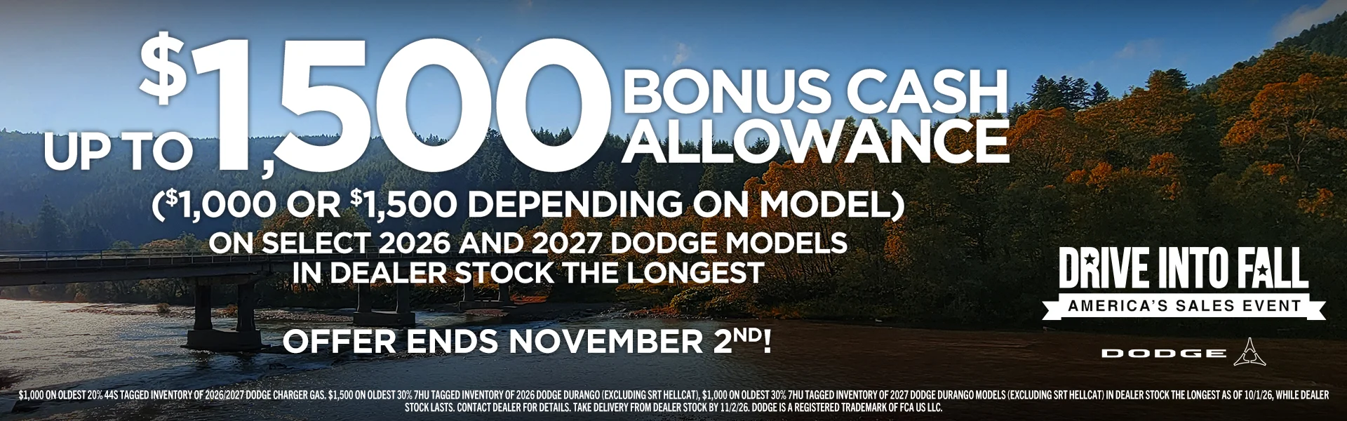 Drive Into Fall America's Sales Event