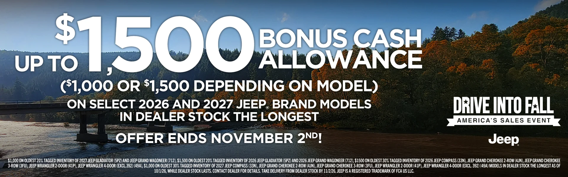 Drive Into Fall America's Sales Event
