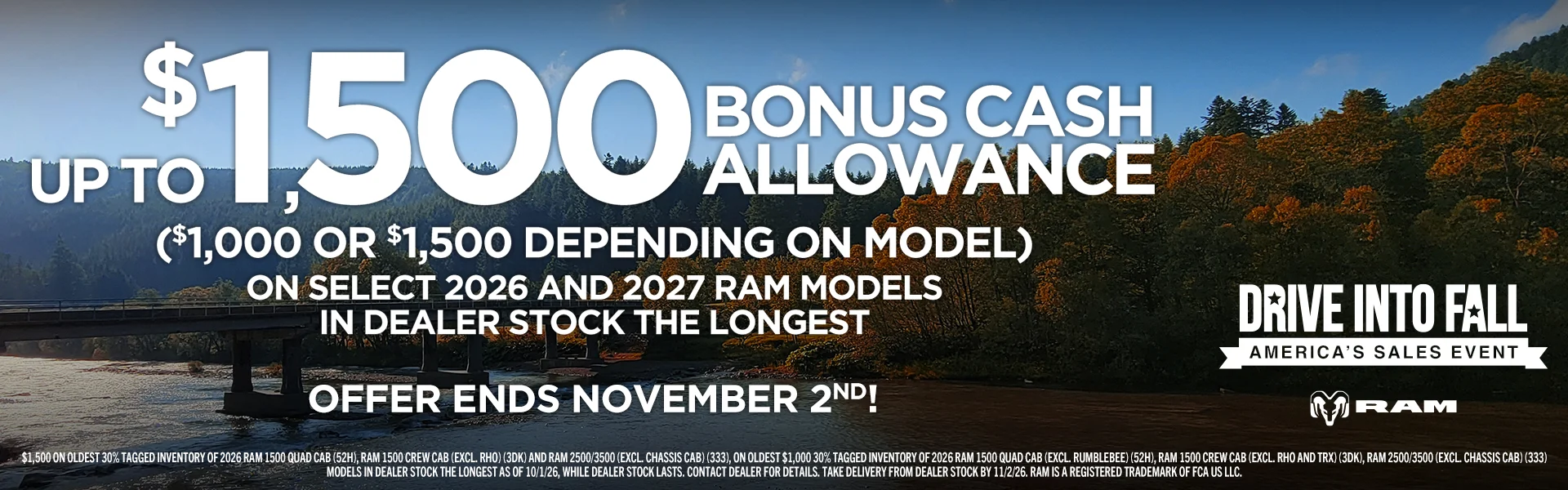 Drive Into Fall America's Sales Event