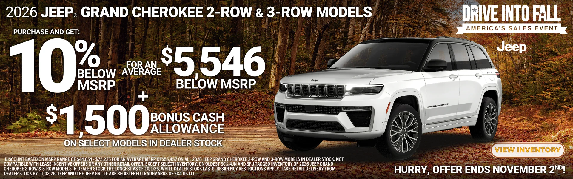 DRIVE INTO FALL | AMERICA'S SALES EVENT